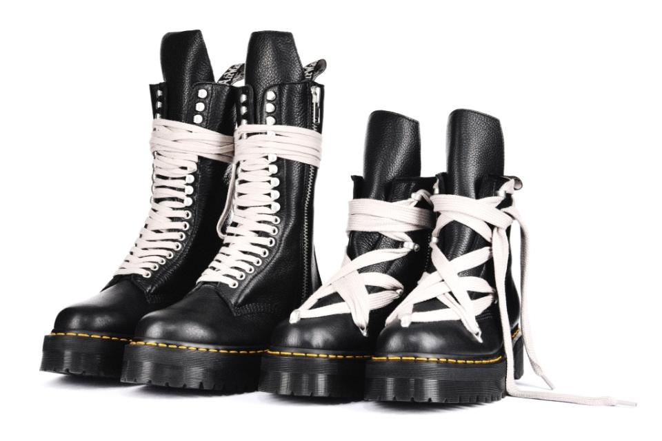 Rick Owens x Dr. Martens’ Part Two collaboration boots. - Credit: Courtesy of Dr. Martens