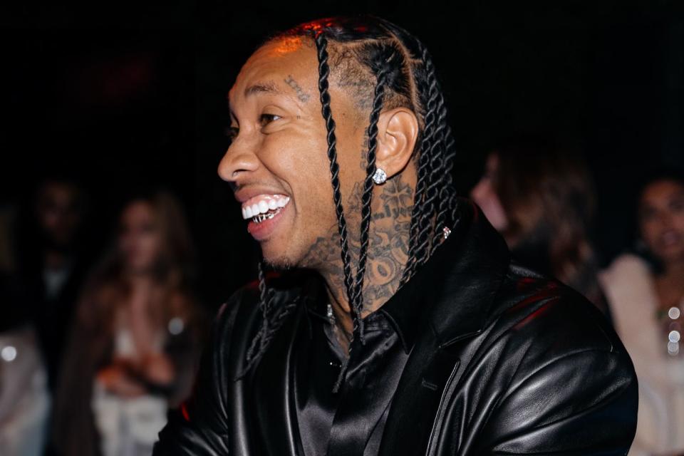 <p>@misha_yarkeev</p> Tyga at his 34th birthday party in Los Angeles.