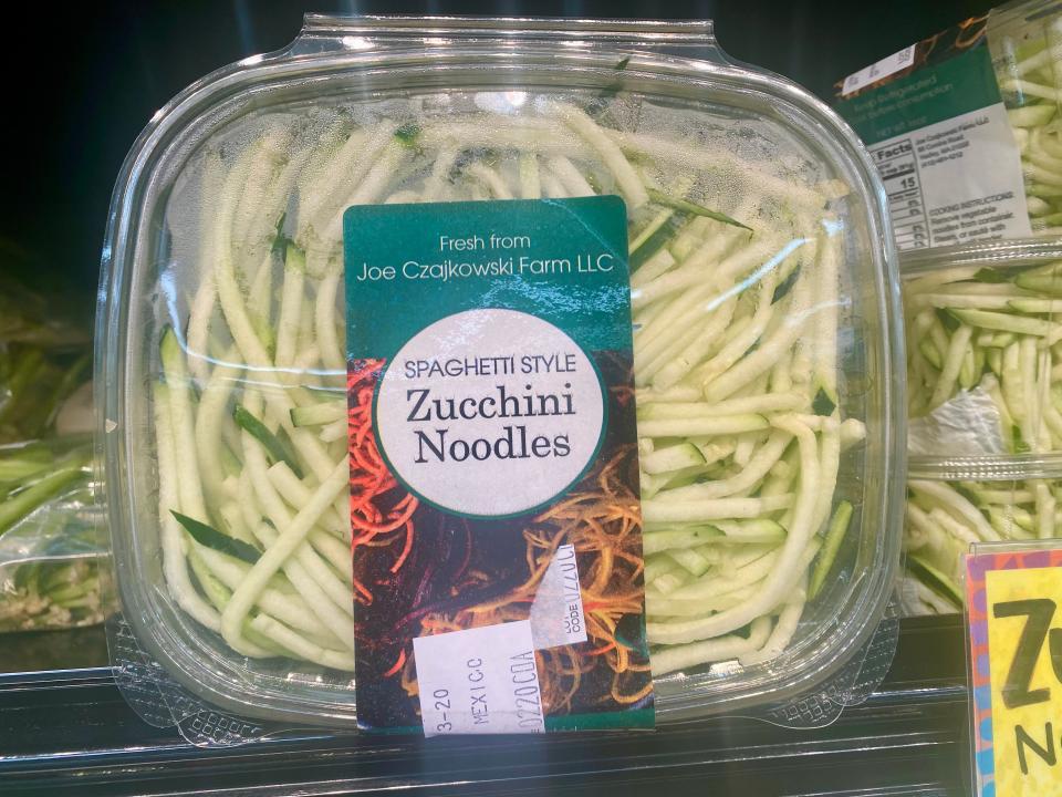 Zucchini noodles at Trader Joe's