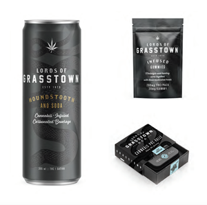 Lords of Grasstown branding and package design concepts for new products.