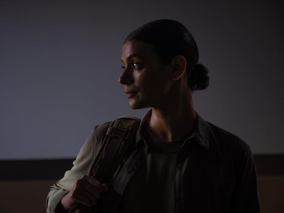 Laysla De Oliveira as Cruz Manuelos in "Special Ops: Lioness."