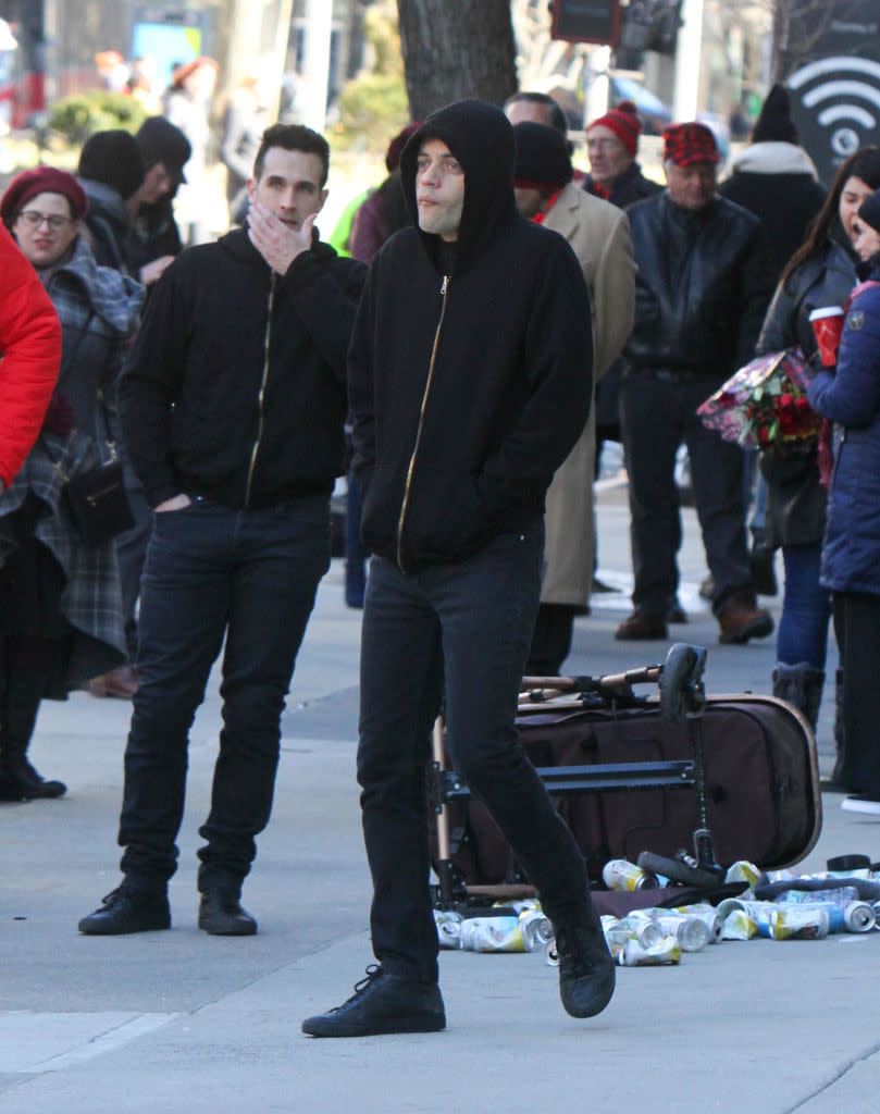 Jason Mello and Rami Malek