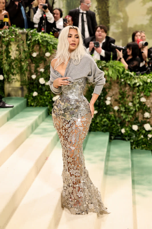Kim Kardashian attends The 2024 Met Gala Celebrating 'Sleeping Beauties: Reawakening Fashion' at The Metropolitan Museum of Art on May 6, 2024, in New York City.<p>Theo Wargo/GA/The Hollywood Reporter via Getty Images</p>