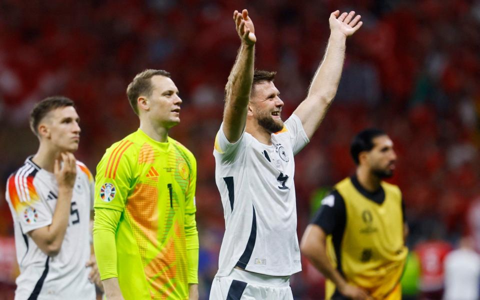 Germany players celebrate