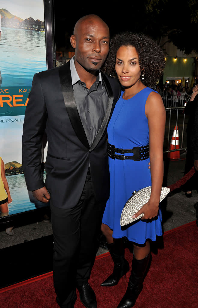 Couples Retreat LA Premiere 2009 Jimmy Jean-Louis Evelyn Jean-Louis