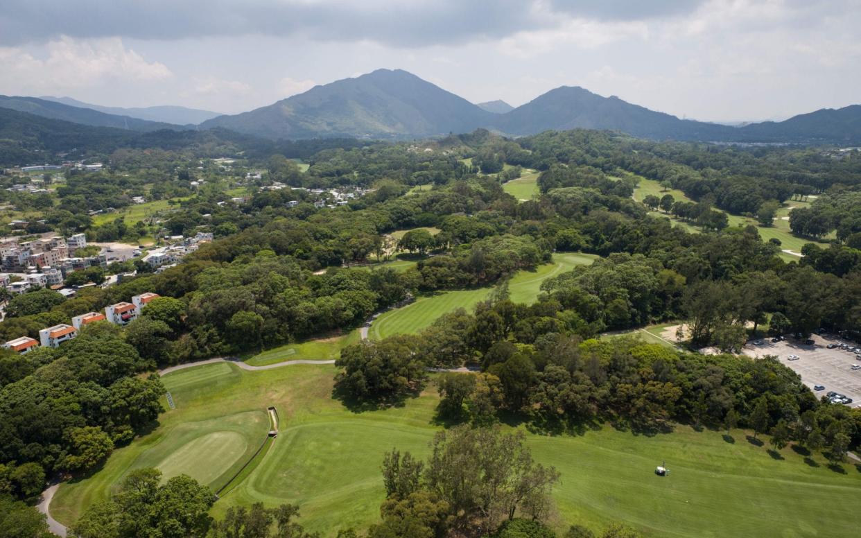 Hong Kong Golf Club's Fanling course is to be partially converted into housing - AFP