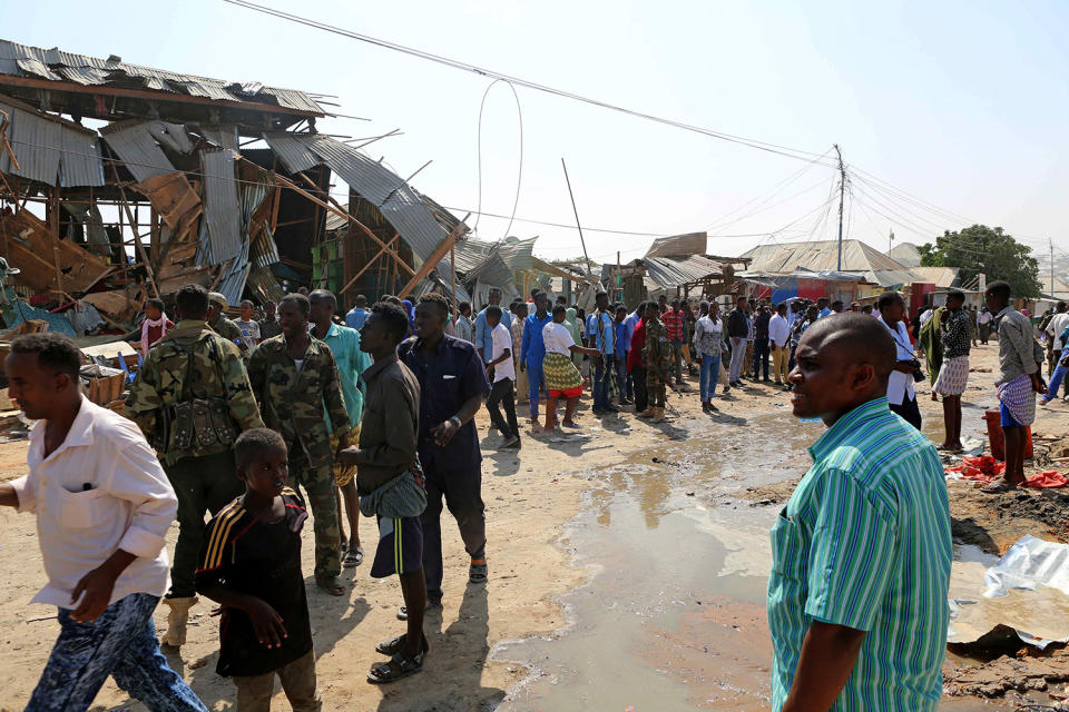 Car bomb blast in Somalia marketplace