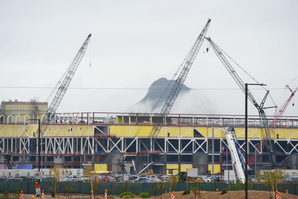 Taiwan Semiconductor Manufacturing Company facility, photographed on Dec. 4, 2022, in Phoenix.