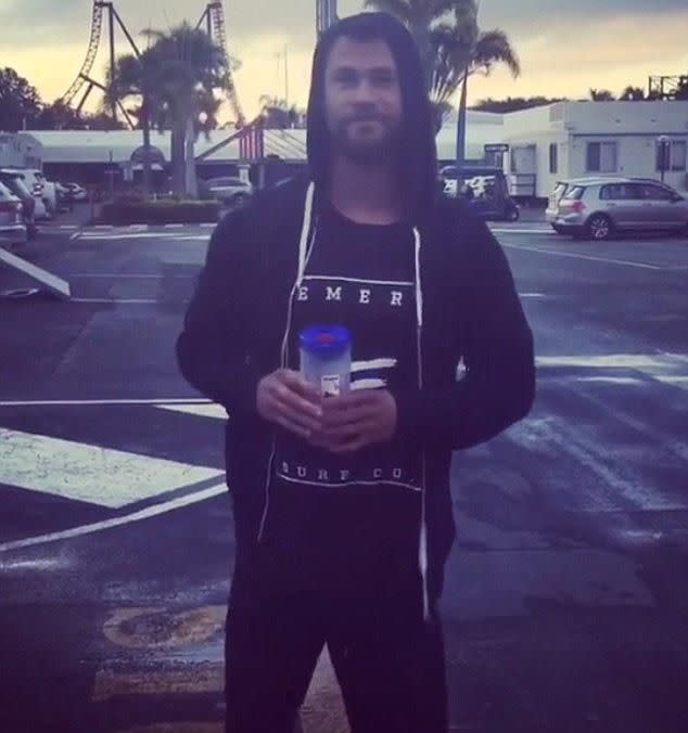 Chris Hemsworth takes fans on a tour. Source: Instagram