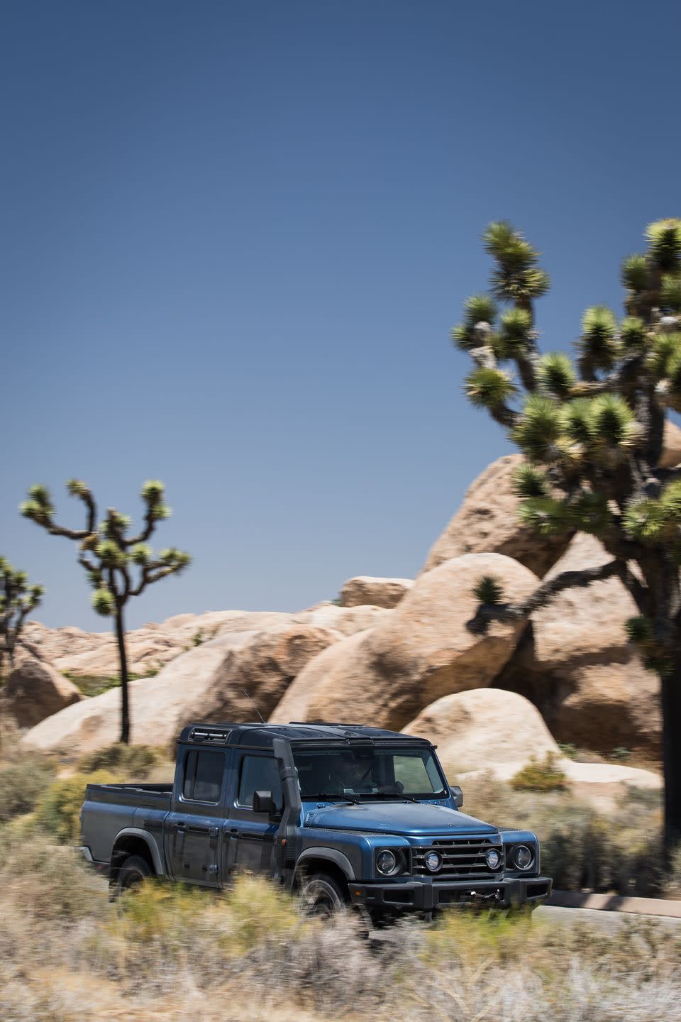 2025 ineos grenadier quartermaster pickup at joshua tree