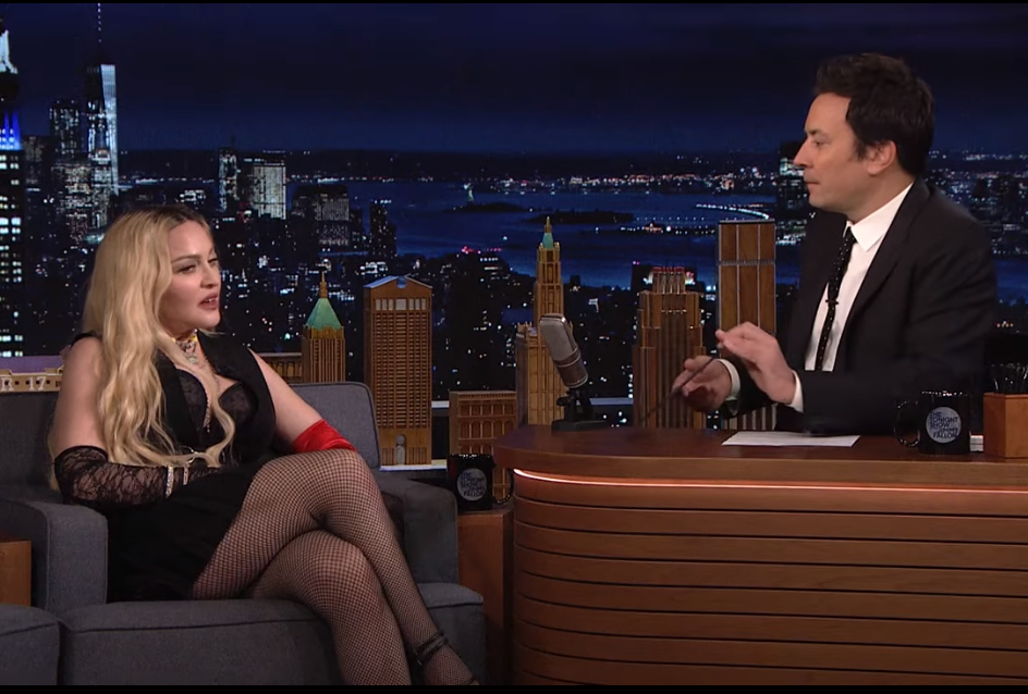 Madonna con Jimmy Fallon / Cortesía