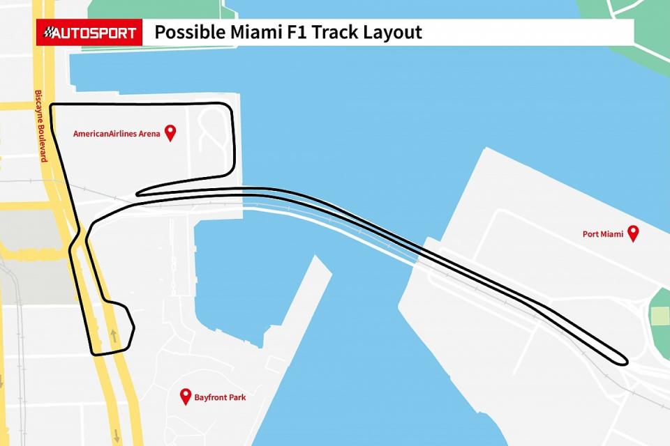 Lewis Hamilton is not keen on the proposed Miami track layout. (Via Autosport)