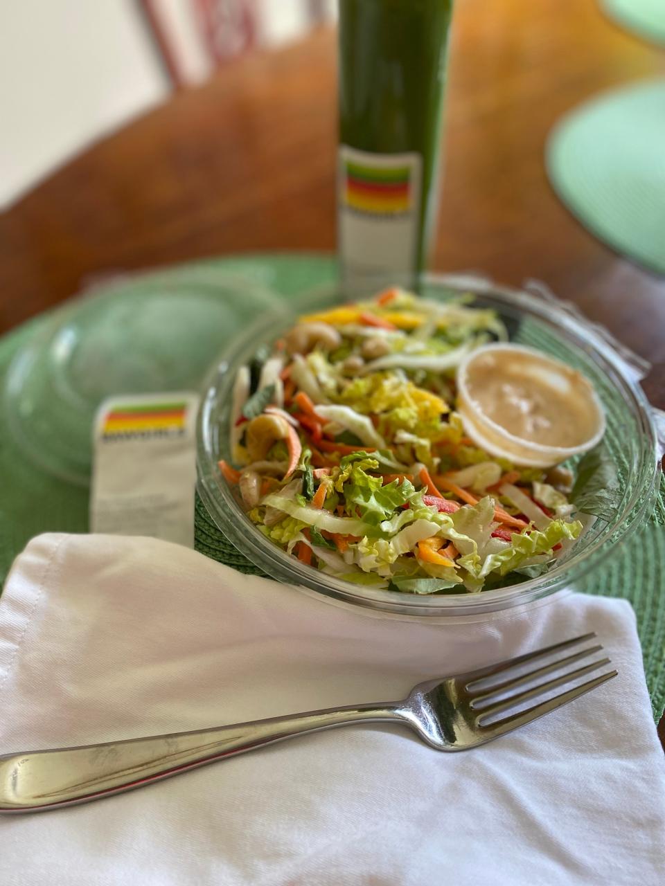 The Thai Chopped Salad from the the Raw Girls food truck in East Memphis.