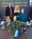 <p>Jessica Simpson's family — including husband Eric Johnson, daughters Birdie and Maxwell and son Ace — join her for the fall launch of her eponymous collection at Nordstrom at The Grove in L.A. on Sept. 24. </p>