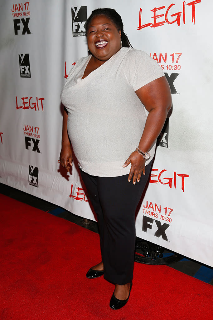 Screening Of FX's New Comedy Series "Legit" - Red Carpet: Sonya Eddy