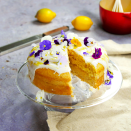 <p>This amazingly soft and delectable vegan cake is dairy free and egg free, but you’d never know. For an everyday treat, you can make this lemon drizzle without halving it and sandwiching with the curd, if you like</p><p><strong>Recipe: <a href="https://www.goodhousekeeping.com/uk/food/recipes/a578129/vegan-lemon-drizzle-cake/" rel="nofollow noopener" target="_blank" data-ylk="slk:Vegan Lemon Drizzle Cake" class="link ">Vegan Lemon Drizzle Cake</a></strong></p>