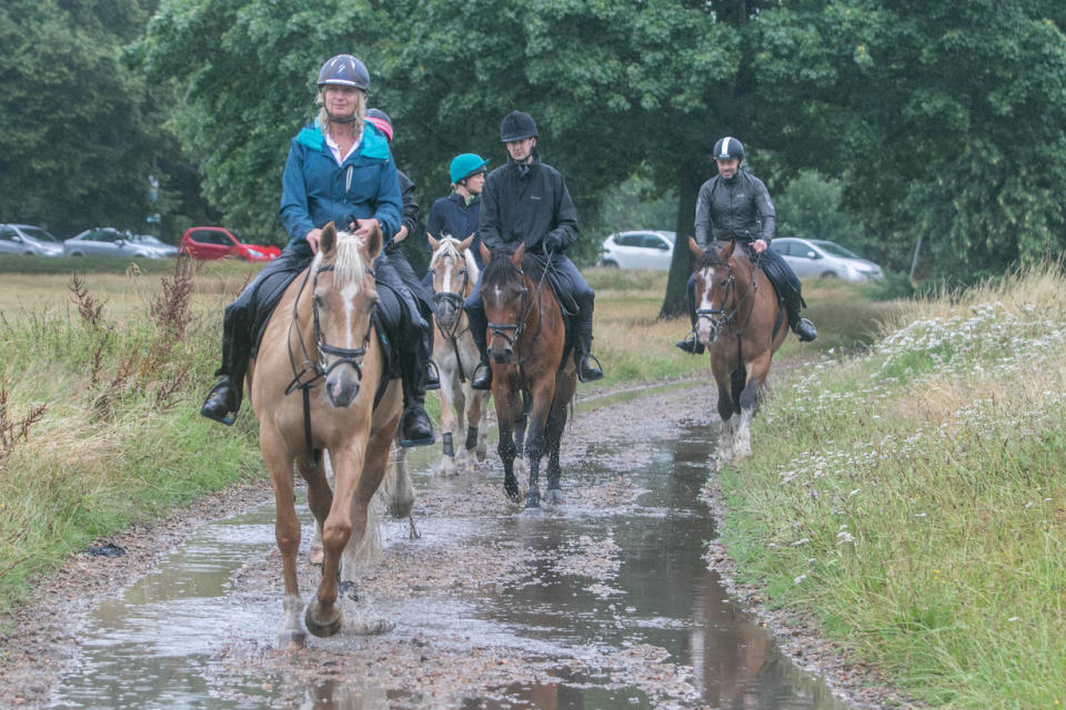 Heavy rain hits the UK