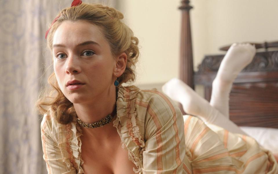 Eloise Smyth as Lucy Wells in the 18th-century drama - Liam Daniel/BBC