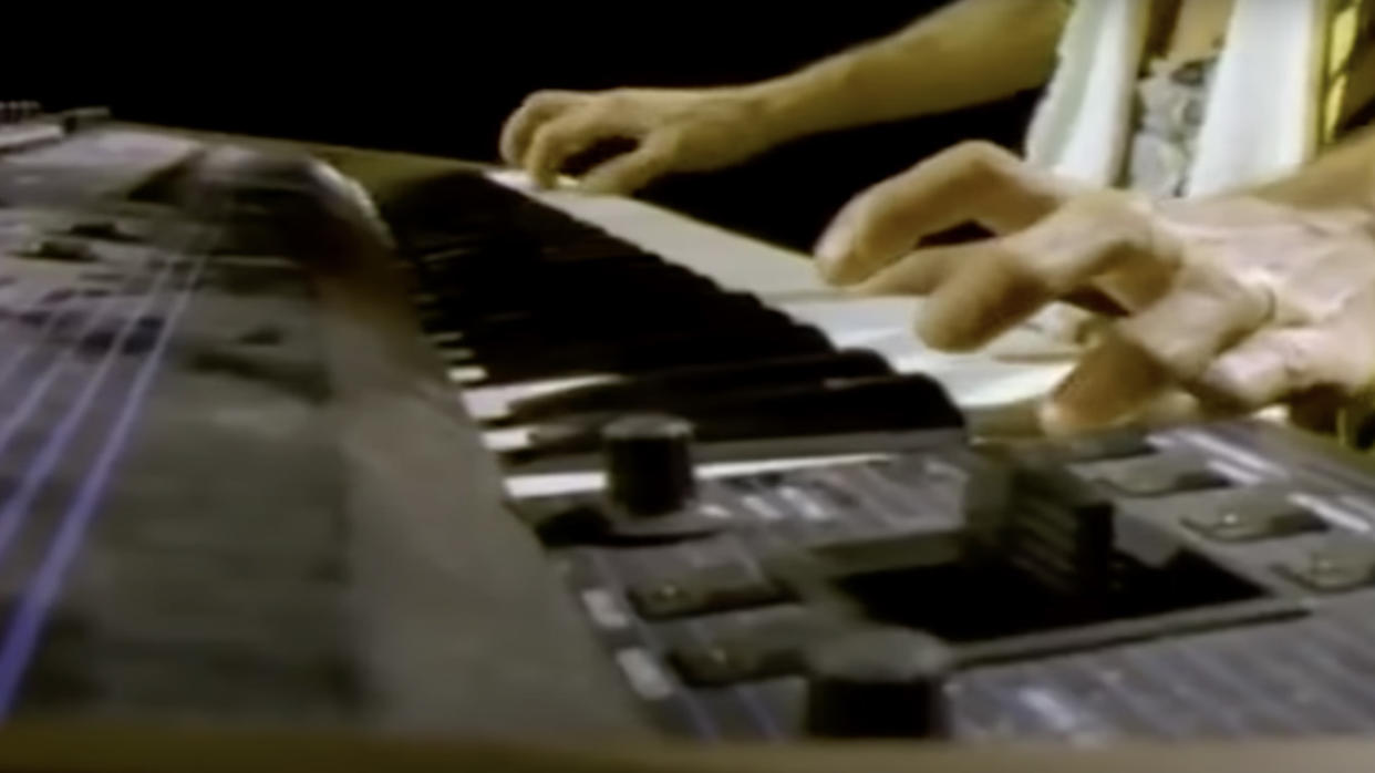  Van Halen Jump Video keyboard solo close-up. 