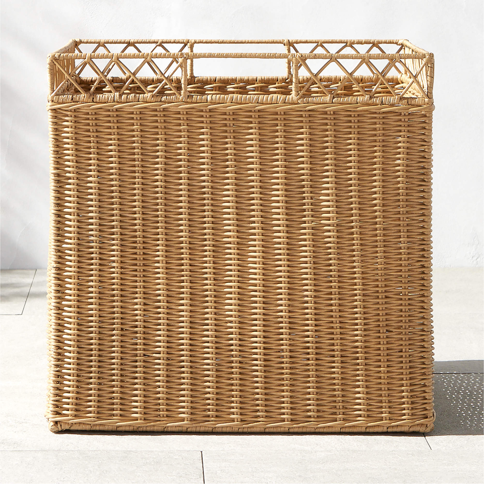 woven storage bin