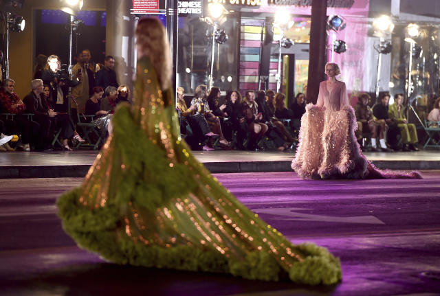 Prada and Gucci Stores in the Christmas Lights on Rodeo Drive during the  California December Quarantine Stock Video - Video of gown, figurine:  205849365