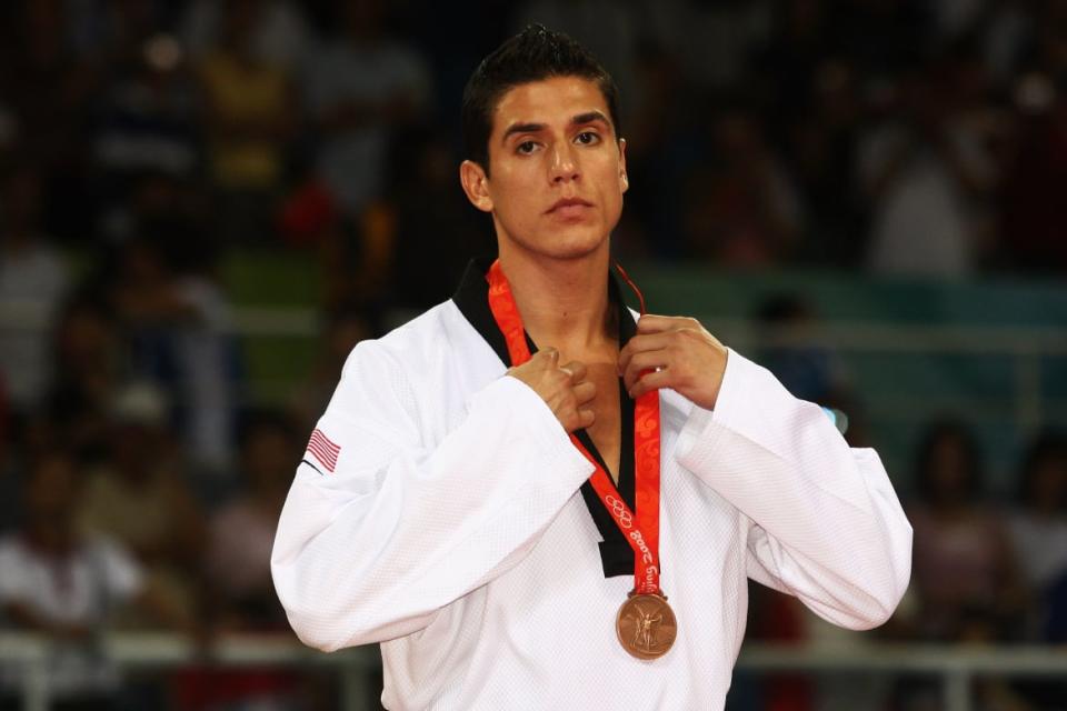 <div class="inline-image__title">82512788</div> <div class="inline-image__caption"><p>Steven Lopez won a bronze medal at the Beijing Olympics in 2008.</p></div> <div class="inline-image__credit">Quinn Rooney/Getty</div>