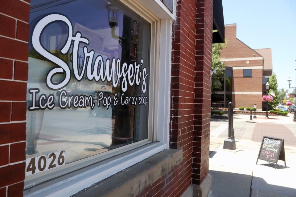 Strawser's Ice Cream, Pop & Candy shop, shown June 30, is at 4026 Broadway in Grove City.