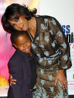 Regina King and son at the Hollywood premiere of Warner Bros. Pictures' Miss Congeniality 2: Armed and Fabulous