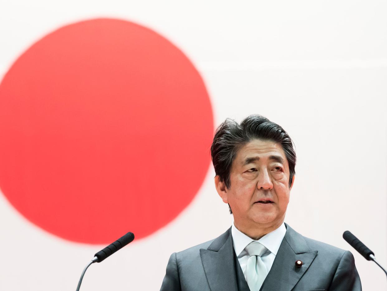 Former Japanese Prime Minister Shinzo Abe