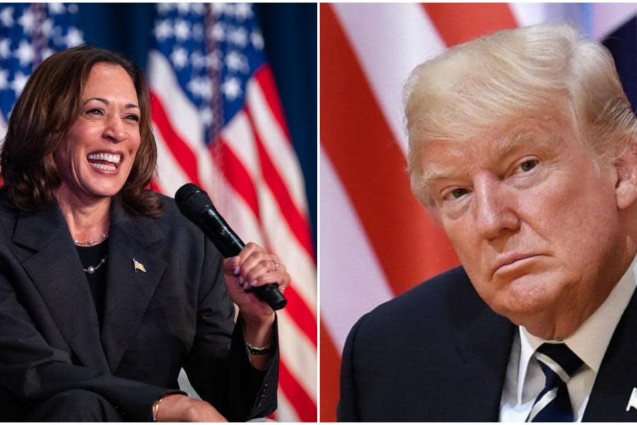 Kamala Harris, recorta 4 puntos la ventaja de Trump para la presidencia de EEUU, según los primeros sondeos