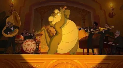 A very niche reference to Disney appears in 'The Princess And The Frog' (Disney)