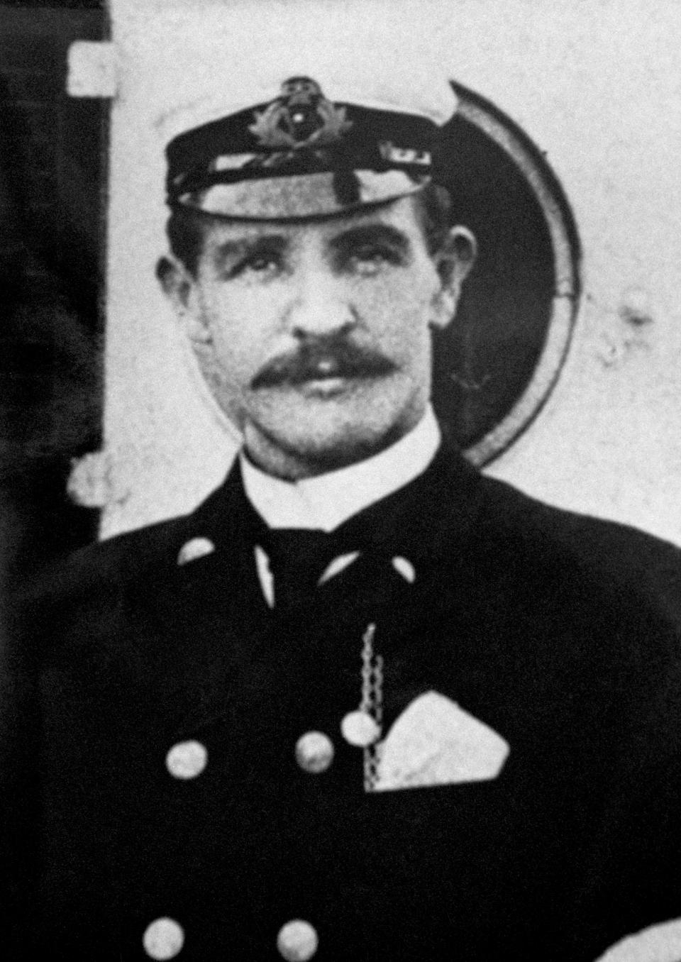 Titanic First Officer William McMaster Murdoch, who is treated as a local hero in his native town of Dalbeattie. The executive vice-president of the 20th Century Fox studio, Scott Neeson, travelled to the Scottish town to apologise for their portrayal of the doomed liner's First Officer as a cowardly murderer.   (Photo by PA Images via Getty Images)