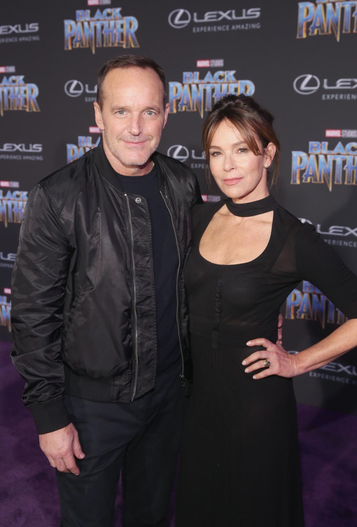 After 19 years of marriage, Clark Gregg and Jennifer Grey announced their intent to divorce in a heartfelt Instagram post on July 3, 2020. “After 19 years together, we separated in January, knowing we’d always be a family who loves, values and cares for each other,” Gregg captioned a photo of the pair. “We recently made the difficult decision to divorce, but we remain close and are deeply grateful for the life we’ve shared and the wonderful daughter we’ve raised. - Jennifer and Clark P.S. Totally crying as we post this.” The Marvel Cinematic Universe actor and the “Dirty Dancing” actress wed in 2001 and are parents to daughter Stella.