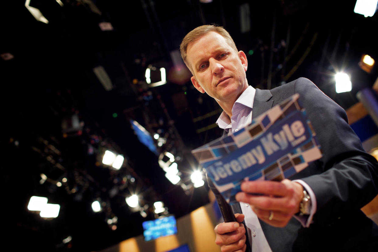 Editorial use only.Mandatory Credit: Photo by ITV/Shutterstock (7944782e).Jeremy Kyle.'The Jeremy Kyle Show' TV Series - 2016.The Jeremy Kyle Show helps the public get to grips with real-life issues, ranging from indiscretions and infidelities to fetishes and flirting, in a show that brings real-life issues and dilemmas for Jeremy to deal with.