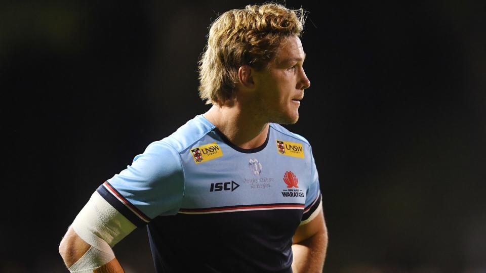 Wallabies michael hooper waratahs rugby world cup super rugby pacific Credit: Alamy