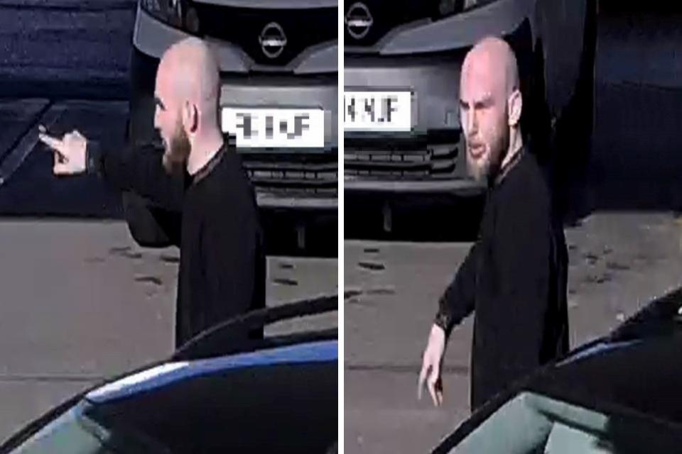 Watford Observer: Images showing a man police would like to identify following the theft of fuel.