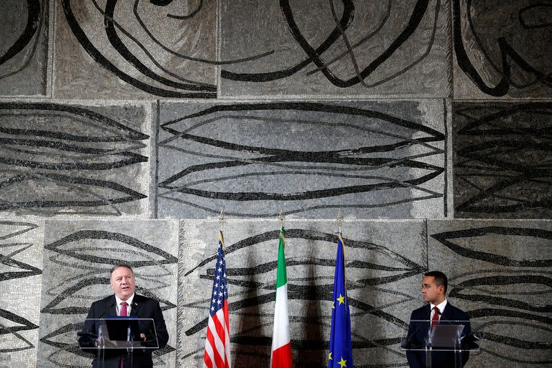 U.S. Secretary of State Pompeo visits Italy