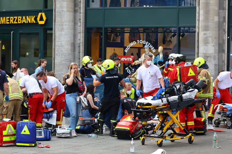 Un coche atropella a un grupo de personas en Berlín