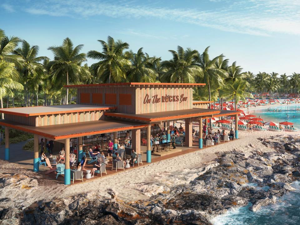 A rendering of On The Rocks at Hideaway Beach