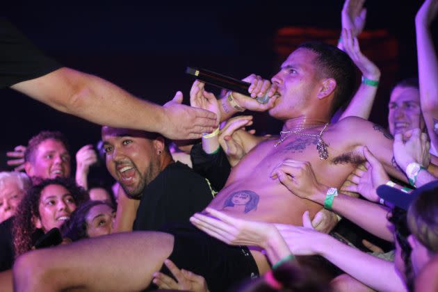Slowthai in concert, the Lodge Room, Los Angeles, USA - 04 Sep 2019 - Credit: Alex Sudea/Shutterstock