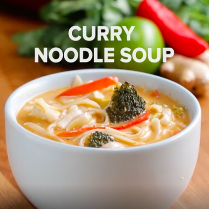 Curry noodle soup