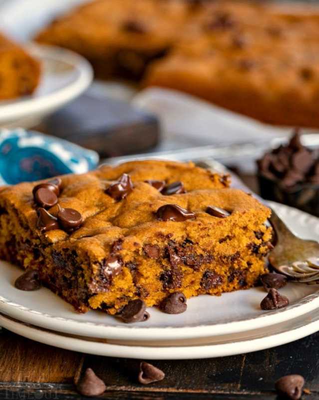 <p>Mom on Timeout</p><p>Wonderfully spiced and studded with chocolate chips, this easy cake is sure to be a favorite this holiday season!</p><p><strong>Get the recipe</strong>: <a href="https://www.momontimeout.com/pumpkin-cake-recipe-with-chocolate-chips/" rel="nofollow noopener" target="_blank" data-ylk="slk:Pumpkin Cake with Chocolate Chips;elm:context_link;itc:0;sec:content-canvas" class="link "><strong>Pumpkin Cake with Chocolate Chips</strong></a></p>