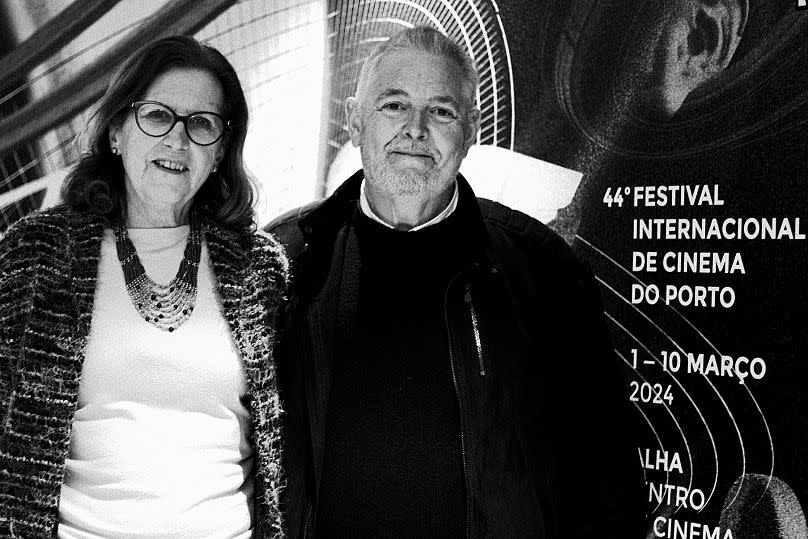 Beatriz Pacheco Pereira and Mário Dorminsky, Fantasporto founders.