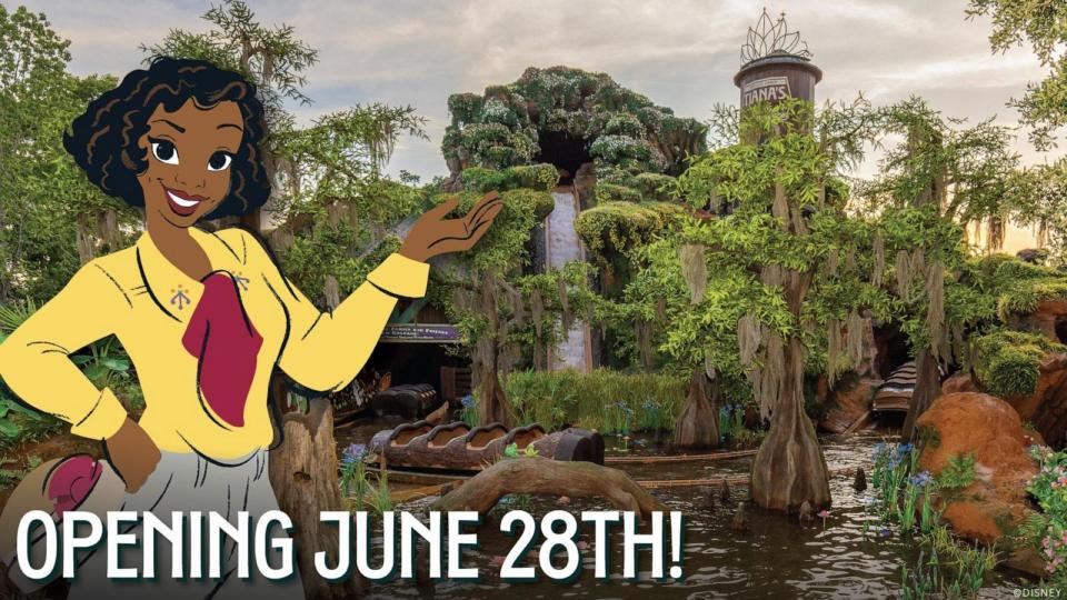 PHOTO: Disney announced the opening of Tiana’s Bayou Adventure. (Disney)