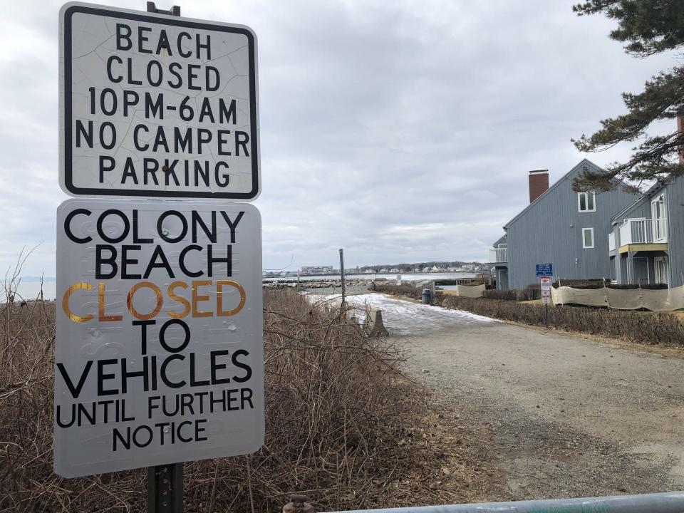 Colony Beach will be closed to vehicles through the summer of 2024 as a result of the damages caused by two storms in January.