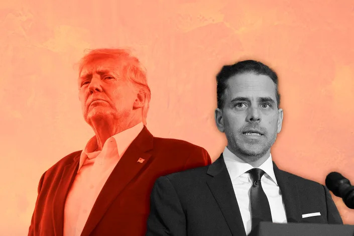 Donald Trump; Hunter Biden Photo illustration by Salon/Getty Images