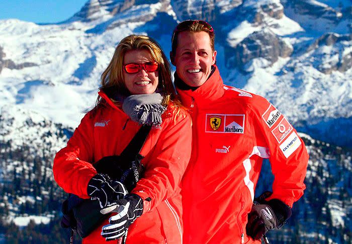 Michael Schumacher con su mujer Corinna