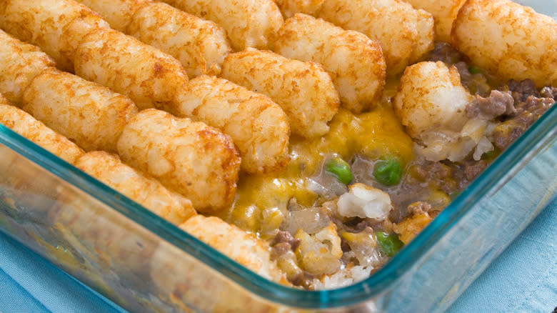 tater tot casserole with beef