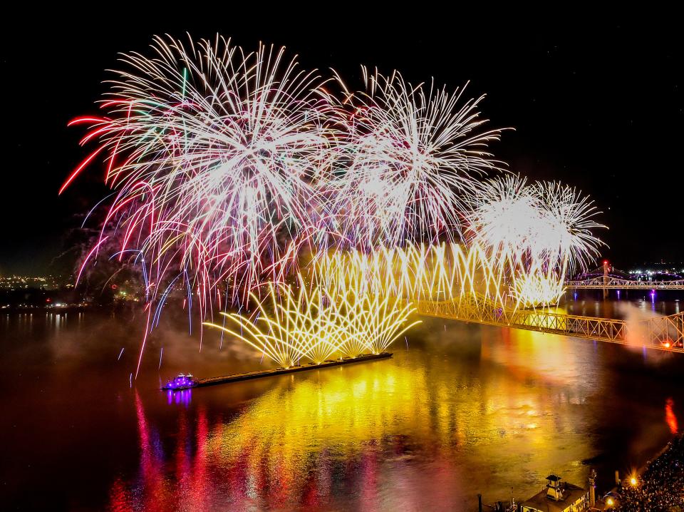 Thunder Over Louisville fireworks on Saturday, April 23, 2022