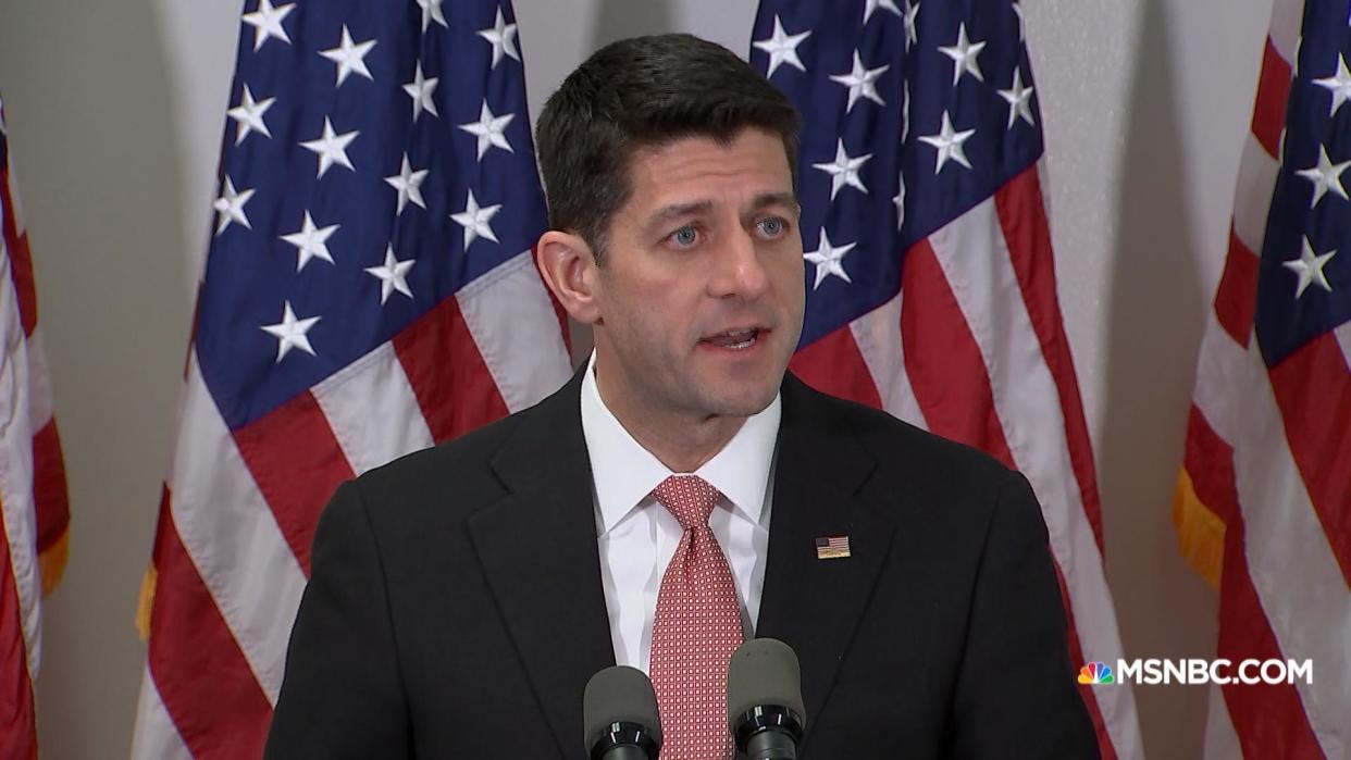 Ryan Comments on Trump, GOP Principles